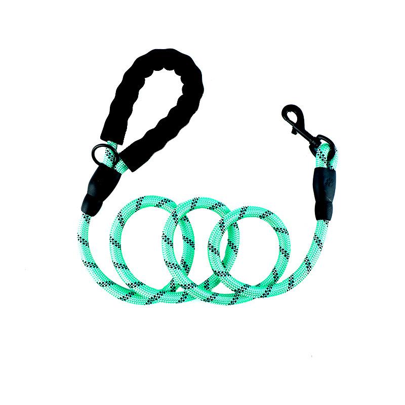 New dog leash pet products leash reflective nylon round rope walking dog rope dog leash dog chain