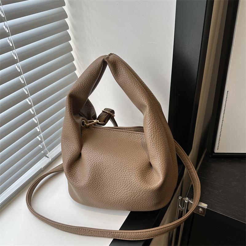 Stylish Simple Texture Handbag Spring Versatile Shoulder Messenger Bag Small Square Bag Women