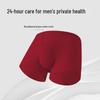 Duoduomian Men's Red Cotton Lycra Boxer Briefs 3-Pack