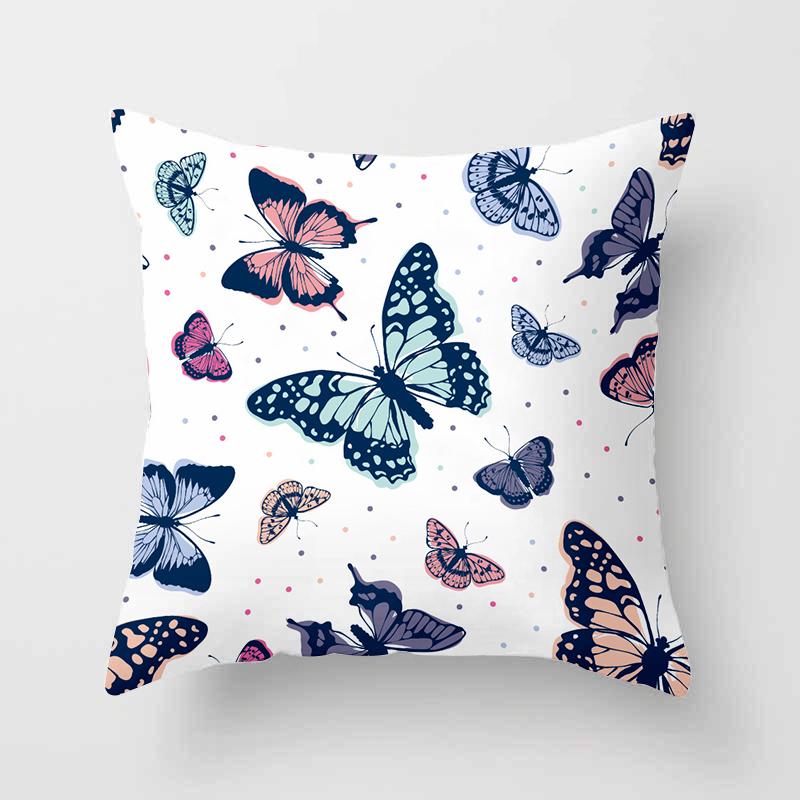 

Декоративная подушка с рисунком «Цветок и бабочка» для дивана 40x40cm