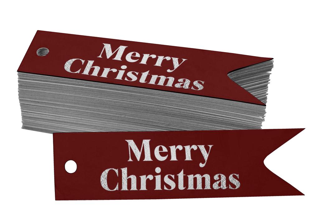 Inkdotpot Frohe Weihnachten Flaschenanhänger Echtgoldfolie Gastgeschenkanhänger Packung von