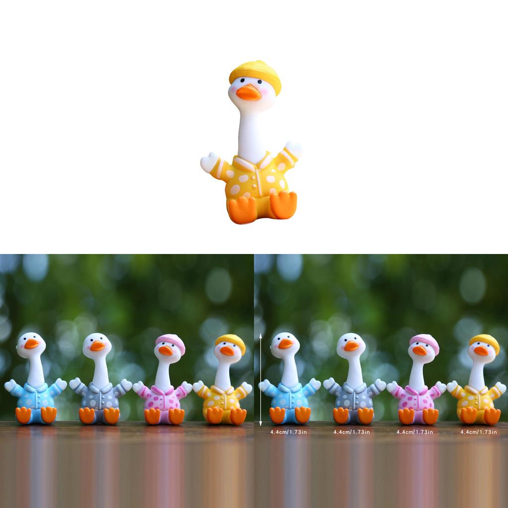 Pvc Whimsical Duck Toy With Eyes Tilted For Kids And Collectors