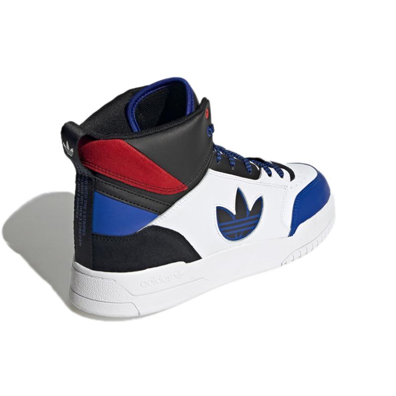 Adidas Originals Drop Step Mid Top Sneaker Weiß/Schwarz/Blau Sneaker GW6188
