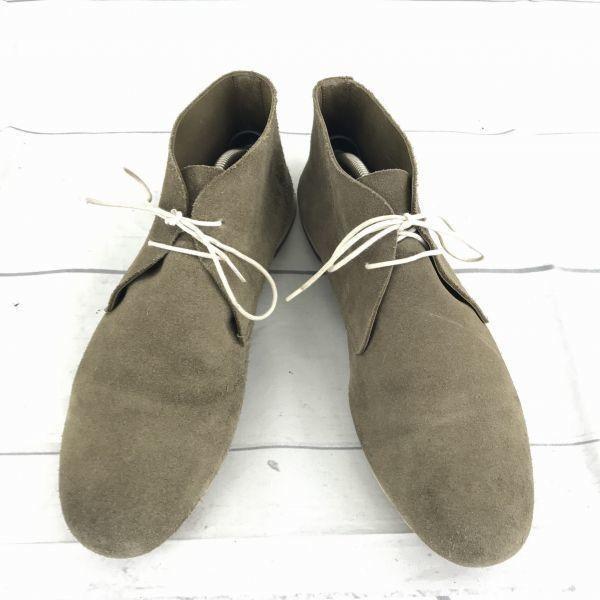 Agnes b Homme Wildleder Chukka Boots 25.5 Braun(GEBRAUCHT)