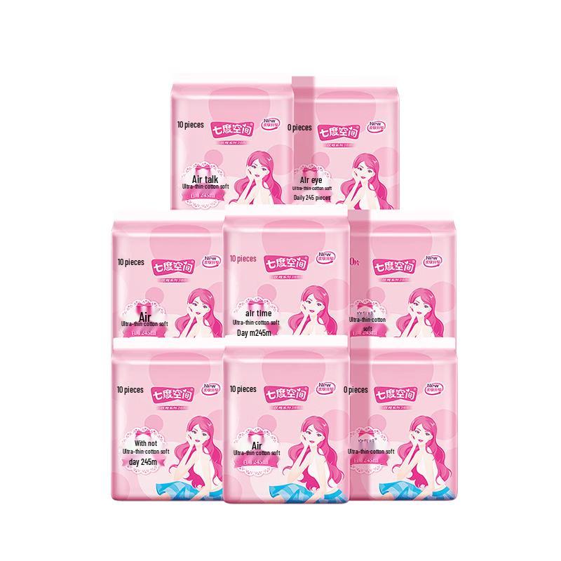 SPACE 7 Elegant Ultra-Thin Daily Sanitary Napkins