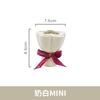 Mini Ceramic Vase for Handheld Bouquets, Home Decor Tabletop Vase, High-Value Gift for Best Friend Wedding, Creative Small Vase