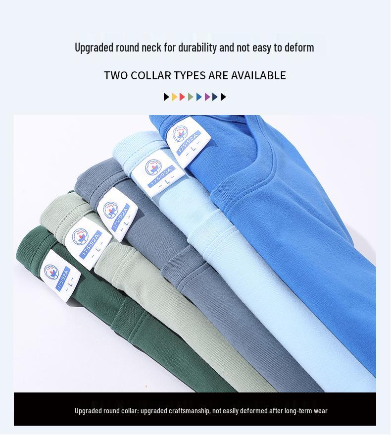 Men's 2025 Summer Trendy Pure Cotton Loose Round Neck Short Sleeve T-Shirt