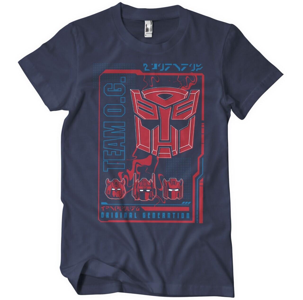 Official Transformers Autobots Original Generation Men s T-Shirt Size S-2XL- S