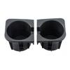 2PCS Right+Left Black Center Console Cup Holder Insert For Toyota Tacoma 05-17