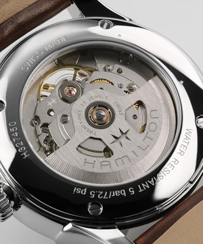 Hamilton Jazzmaster Skeleton Mechanical Automatic Wristwatch H32675570 Gentleman Authorized Guarantee