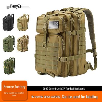 Tactical 3P Large Capacity Backpack for Outdoor Military, Mountaineering, Cycling, Sports, and Camping
