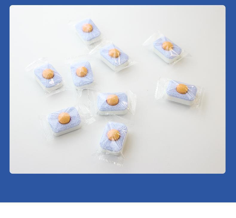 Three-in-One Dishwasher Tablets: Detergent, Water Softener, Oil Remover for Efficient Cleaning