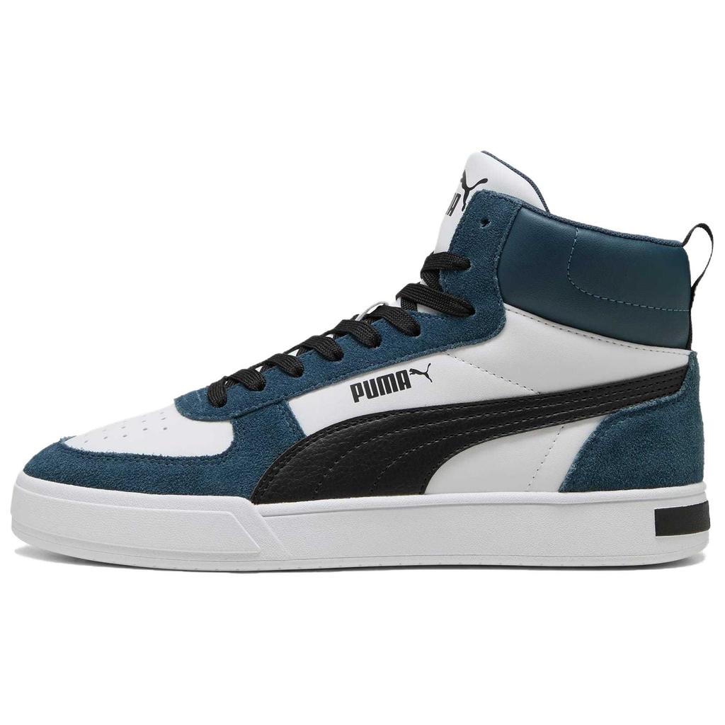 Puma Caven Mid Sd Comfortable Versatile Low-Top Sneakers Unisex Sneakers White Blue 401798-02