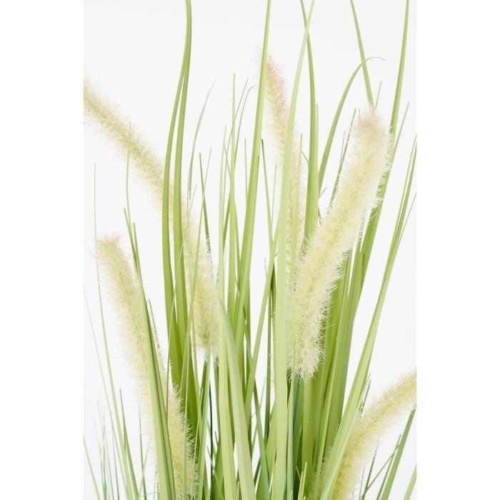 Plante Artificielle - Mica Decorations - Herbe Dogtail - H53 X Ø30 Cm - Vert - Sans Entretien