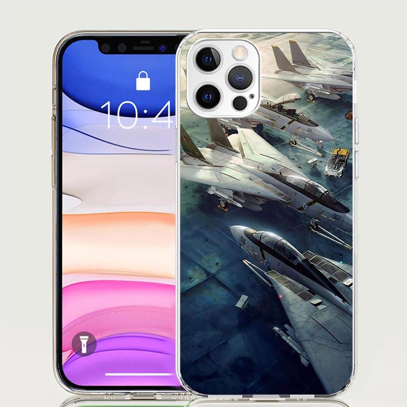 Aircraft Airplane Cool Phone Case for Apple iPhone 17 Air 16 15 Plus 14 + 13 Mini 12 11 Pro Max 7 8 SE 16Max Soft Shell Cover Co