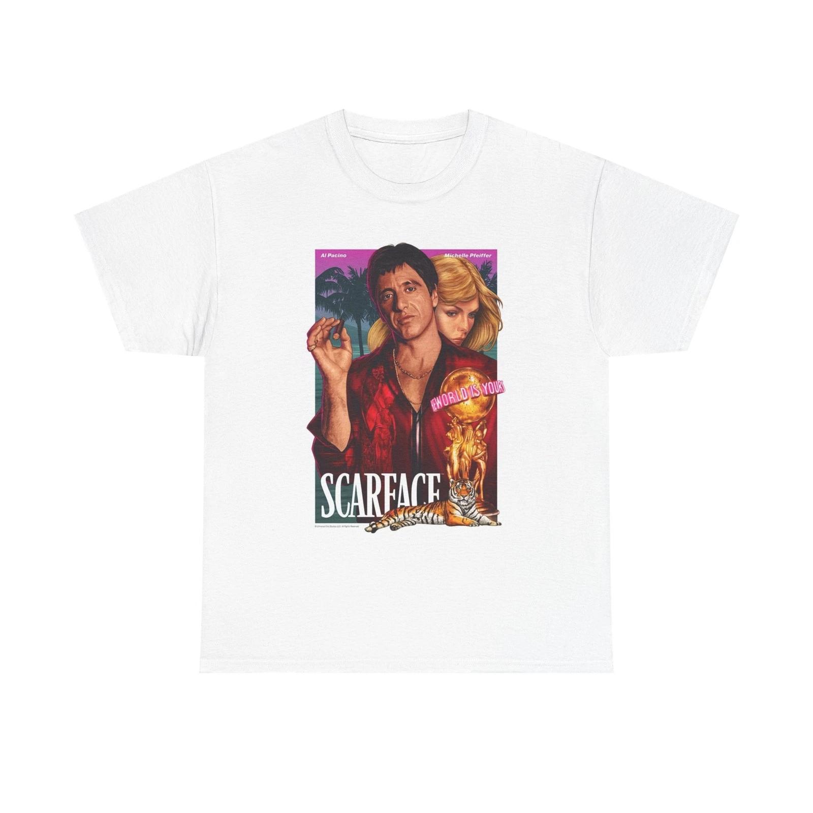 Men s and Women s T-shirts Scarface Graphic S