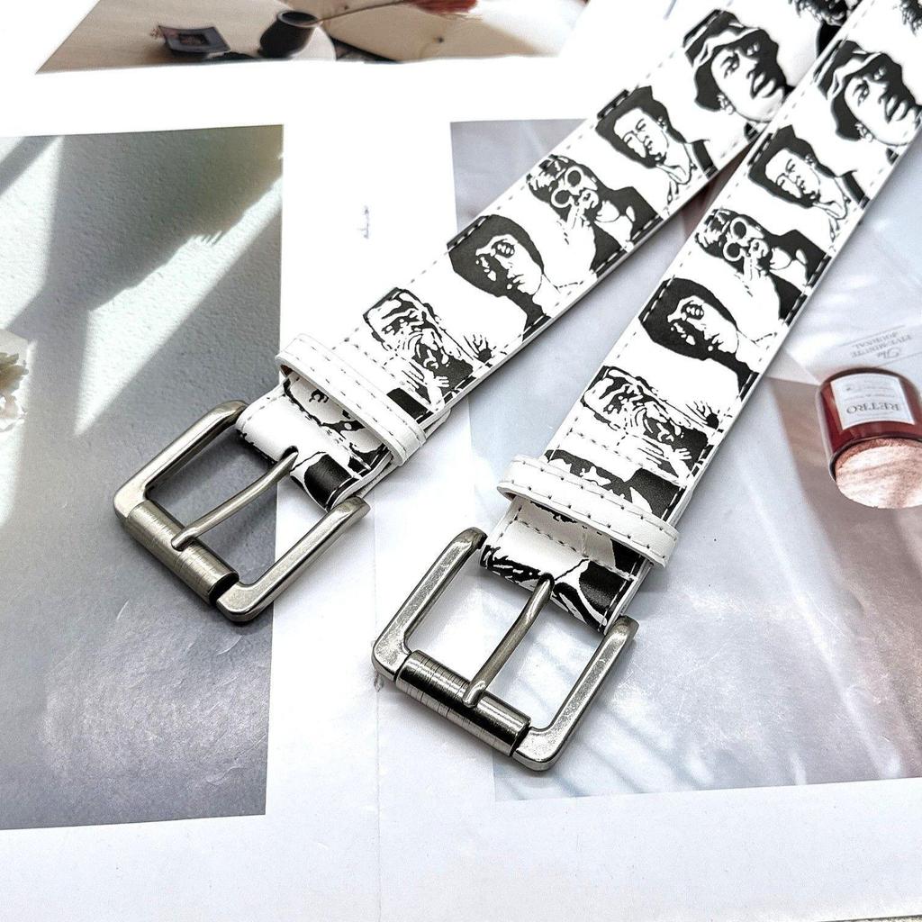 Unisex Vintage Handbemalter Y2K Mode Gürtel