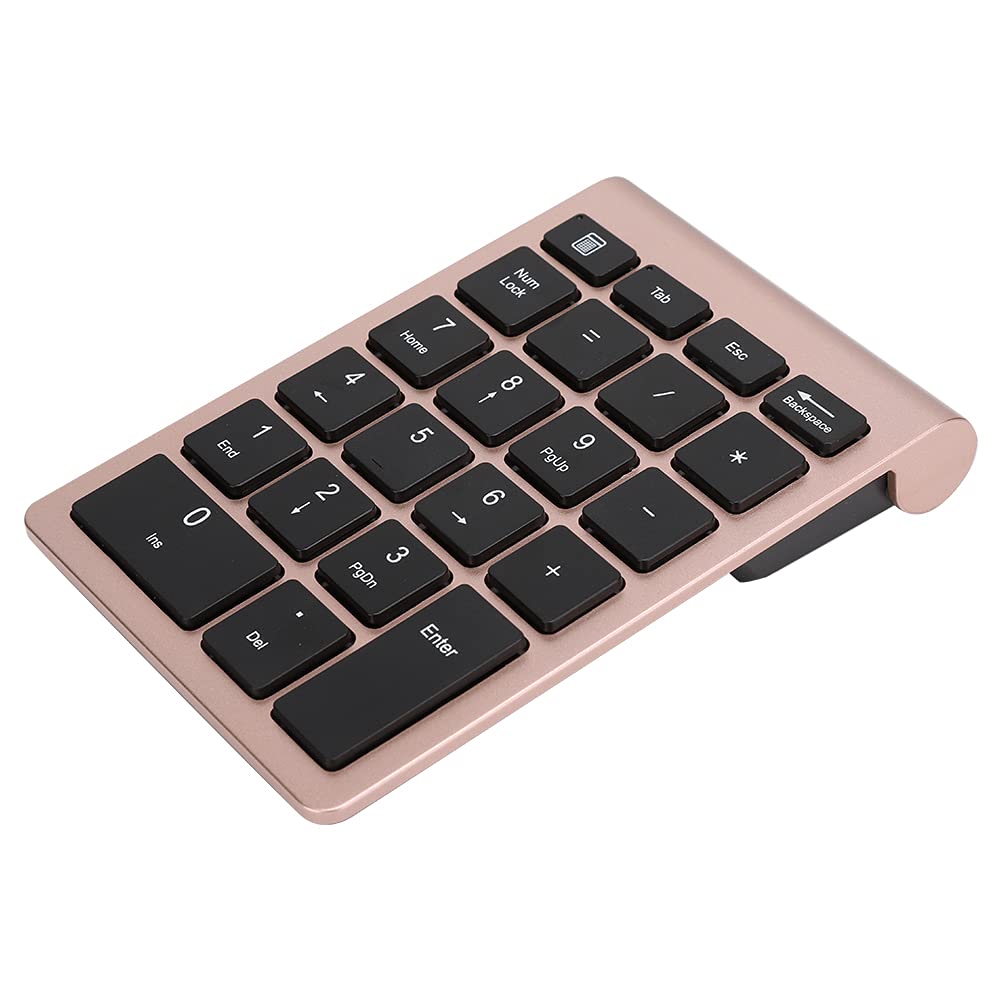 RF304 22-Key Numeric Keypad, USB 2.4G Wireless Mini Keyboard with Receiver, Scissor-Foot Keycap Design, Fast Rebound Speed, Low Latency, Ergonomic