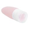 Silikonflasche Tragbar Leer Shampoo Lotion Flaschenbehälter für Outdoor-Reisen und ZuhauseRosa