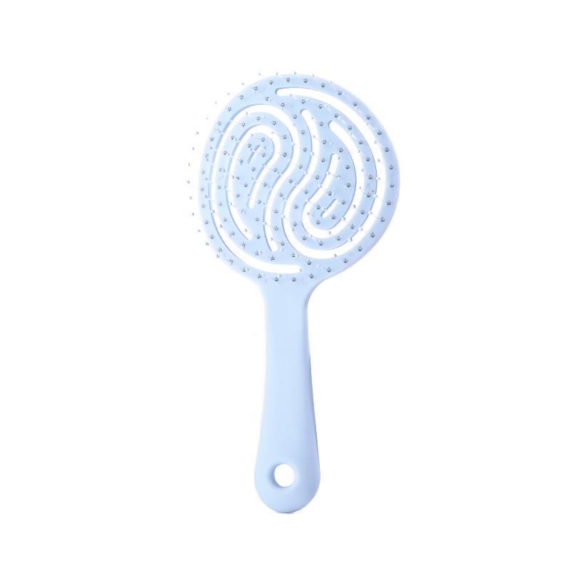 New Elastic Vent Hairbrush for Wet & Dry Use - Square & Round Detangling Styling Comb