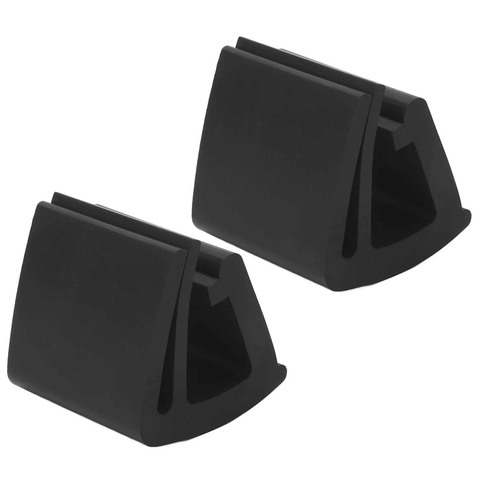 

2pcs Auto Windshield Retaining Clips Rubber Black 1020058‑01 Replacement for EZGO Club Car