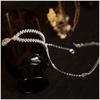 Women's Necklace Dangling Earrings Droplet Jewelry 2Pcs with Sparkly Rhinestone for Bridesmaid Wedding Masquerade