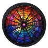 Stained Glass Spider Web Tire Cover Universal Wheel Protector Durable Polyester Protector
