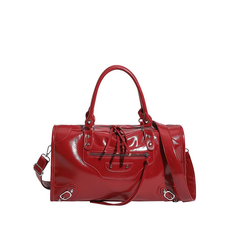 Hochwertige Handgepäck-Reisetasche mit großem Fassungsvermögen, Schlicht und elegant, Vielseitige Einzelschultertasche, Große Tasche für Kurztrips