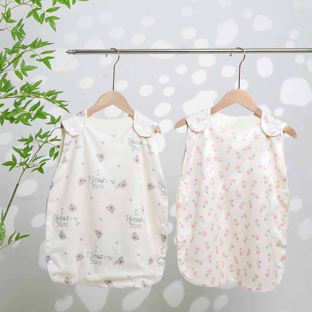 ALVABABY Baby Cotton for and Babies and Prevents Colds During Perfect for and A Great Baby Shower Sleeper, 100% Gauze, Newborns, Boys, Girls, (Ages 0,