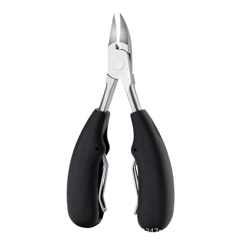 Nail nippers, toenail nippers — convenient for cutting in hard-to-reach places; durable, sharp, high corrosion resistance. чёрный
