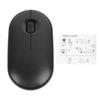 Wireless Mouse Black BT Or USB Receiver Silent Click Slim Light Simple Style Office Mouse for