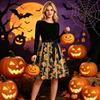 Women's Halloween Costume Dress Short Sleeve Fashion Party Dress for Evening Events