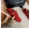 Grape mother winter new Boken shoes four seasons versatile casual women's shoes comfortable soft leather one pedal two shoes children
