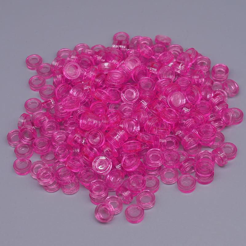 Handmade 10g Multicolor Round Building Blocks for DIY Projects with Meat-Filled Granules
