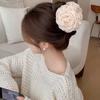 2pcs/set French Large Flower Hair Claws Korean Flower Hair Clip Grab For Women Ponytail Hairpins Barrettes Hair Accessories Gift