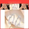 Verflochtene Partnerringe Einzigartiges Design Minimalistischer Modeschmuck