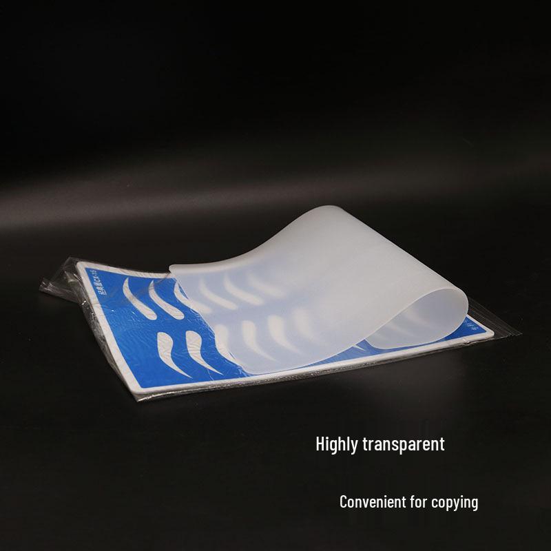 Translucent Silicone Practice Skin for Eyebrow, Eye, and Lip Embroidery