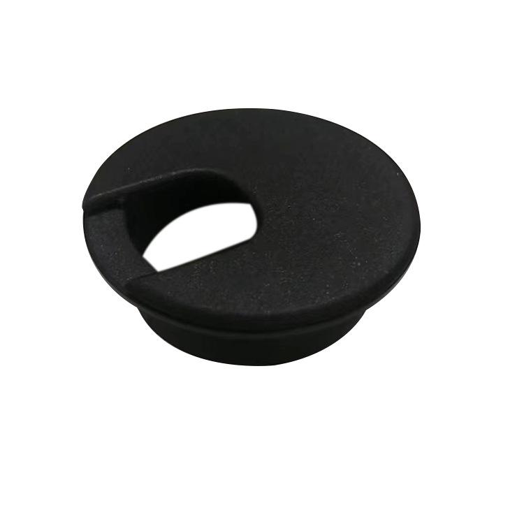 Round Plastic Cable Box for Desk Accessories - Cable Grommet for Office and Computer Desk Organization