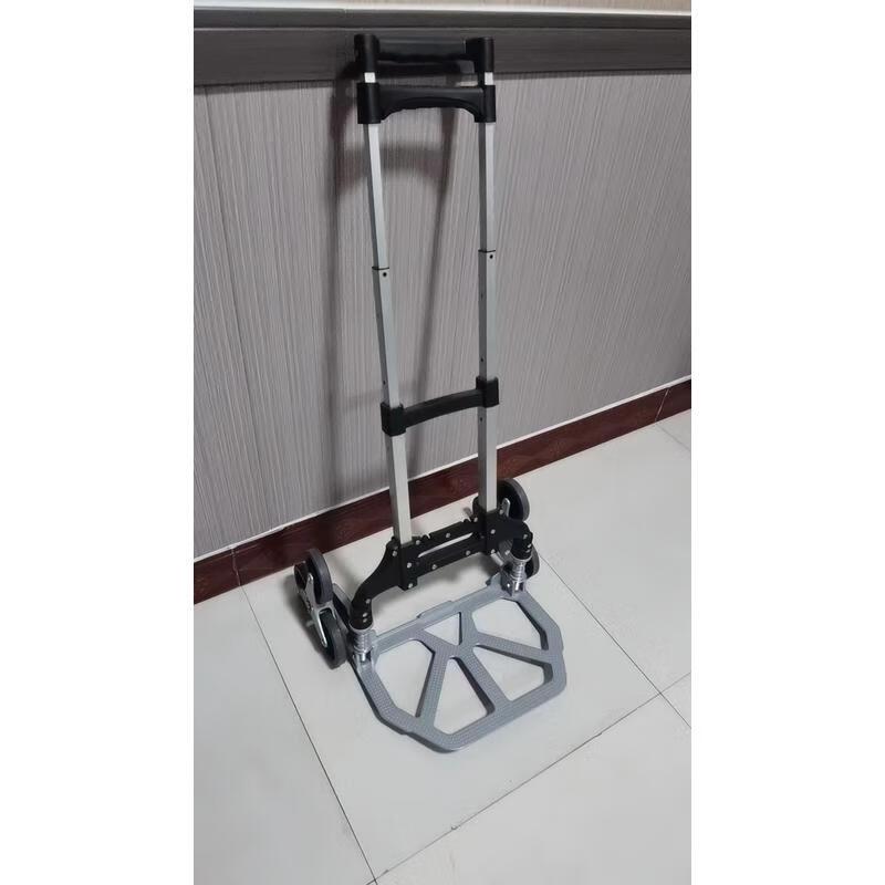 JINGRUIXIANG Faltbarer Treppensteiger-Einkaufswagen