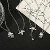 Kawaii Sanrio Series Necklace Cute Cartoon Cinnamoroll Hello Kitty Necklace for Girls Birthday Party Jewelry Accessories Gifts