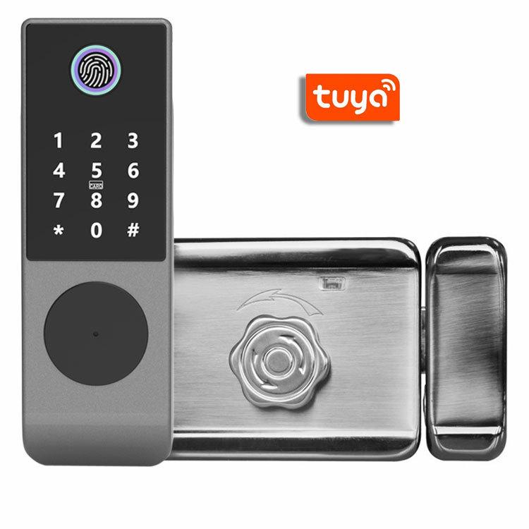 Waterproof Outdoor Smart Fingerprint Door Lock with Password Compatibility