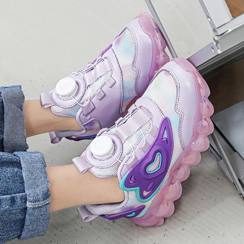 27-38 Kinder Plus Size Leichte und modische Freizeitsportschuhe Mädchen Outdoor-Sport-Laufschuhe