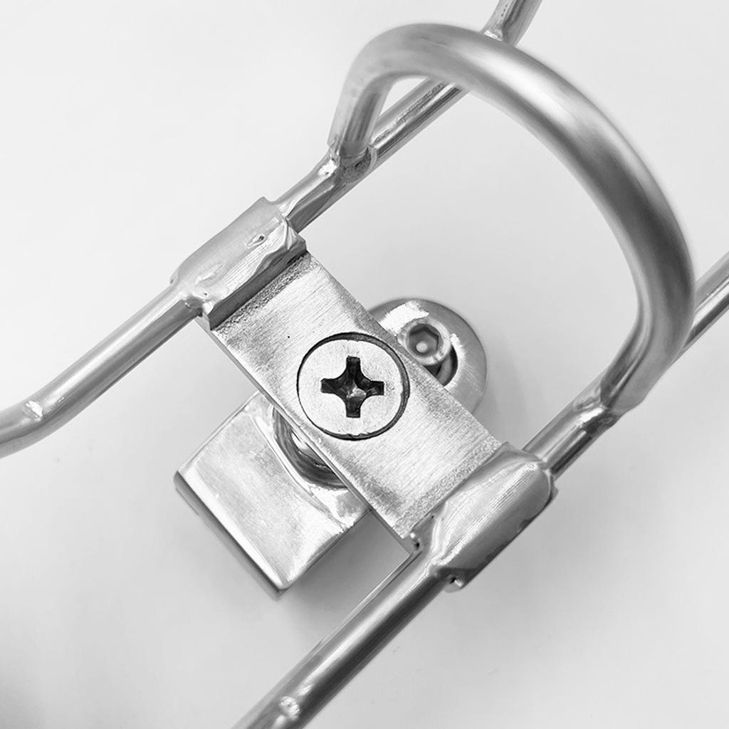 Rail Mounted Clamp On Rod Holder Stainless Steel Fishing Pole Bracket for Fishing Boat Kayak Marine Easy To Install