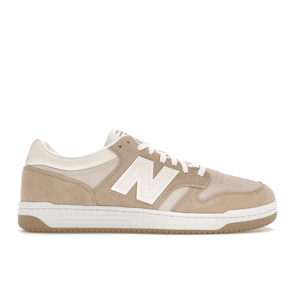 New Balance 480 Moonbeam Sea Salt Unisex Sneakers Tan Mindful-Grey BB480LEA