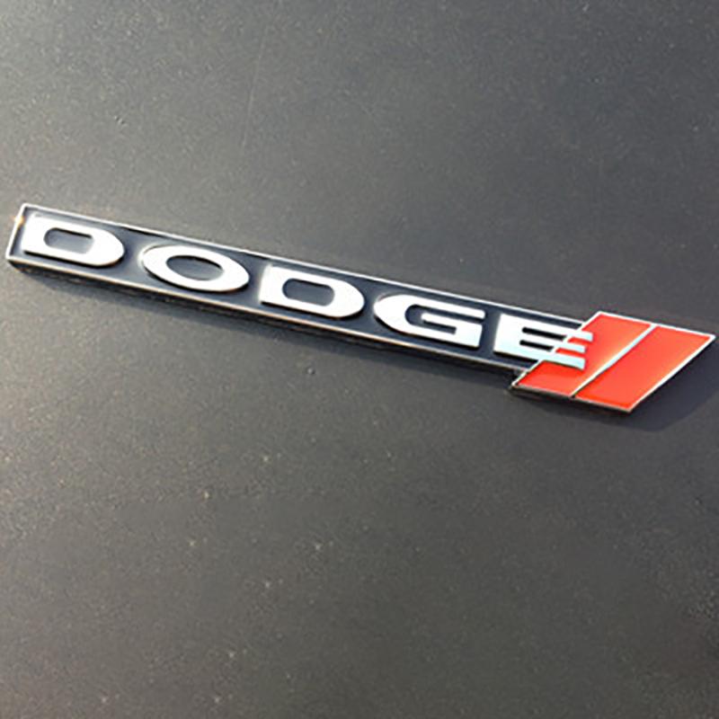 Metal Car  Front Grille Emblem Trunk Tail Badge for Dodge Charger Challenger Ram Viper Jcuv Caravan Durango SRT Decoration YY1