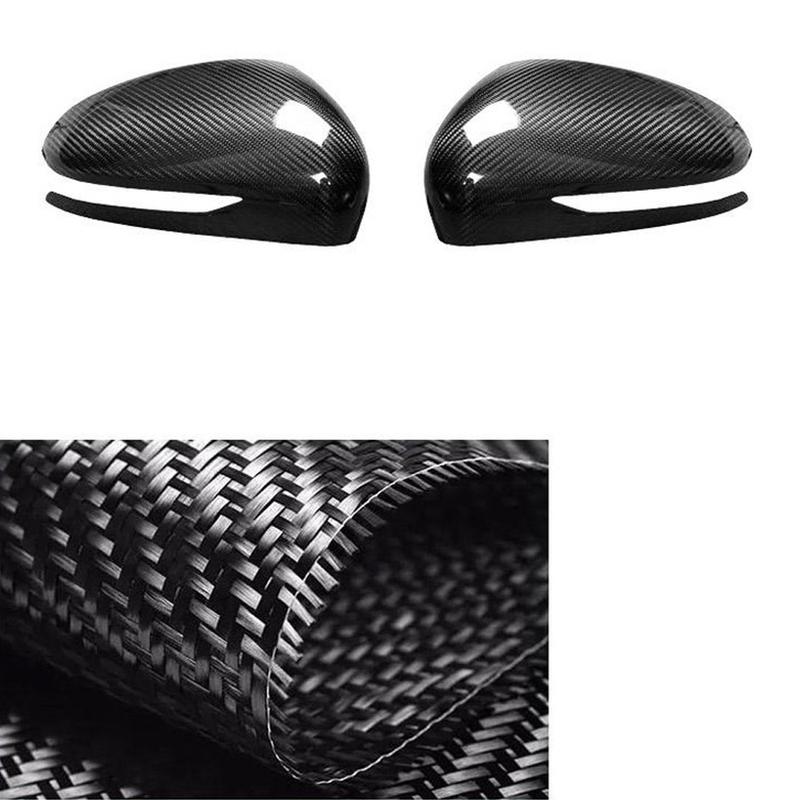 2PCS Real Carbon Fiber Rearview Mirror Decoration Cover Trim Exterior Accessories For Genesis G70 -2026 Car Supplies