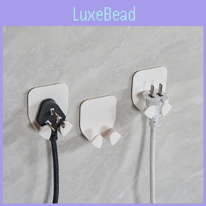 For Hooks Adhesive Wall Outlet Cord Plastic Cable Clips Accessories Kitchen