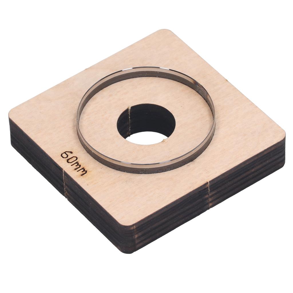 Skórzana wykrojnik 60mm średnicy okrągły kształt pusty stop stali stopowej o wysokiej twardości wykrawanie skóry