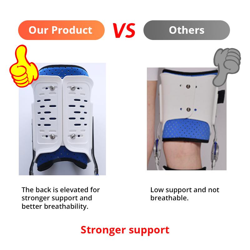 Adjustable Knee Ankle Foot Orthosis Support Lower Limbs Brace Fracture Protector Leg Joint Support Ligament Rehabilitation Care