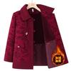 Grandma winter clothes thickened coat middle old man mother woolen top plush year 0 old lady clothes